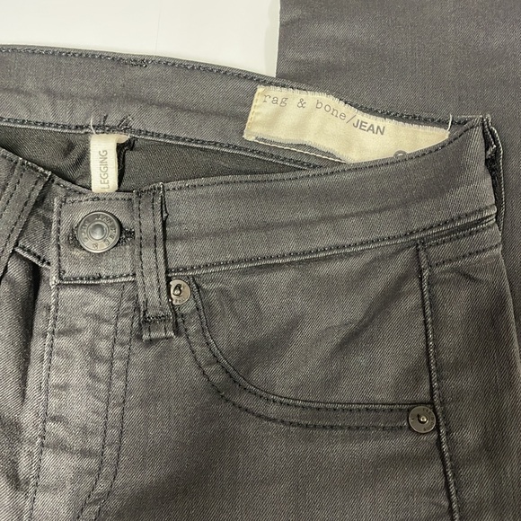 Rag & bone waxed denim legging - Picture 2 of 3